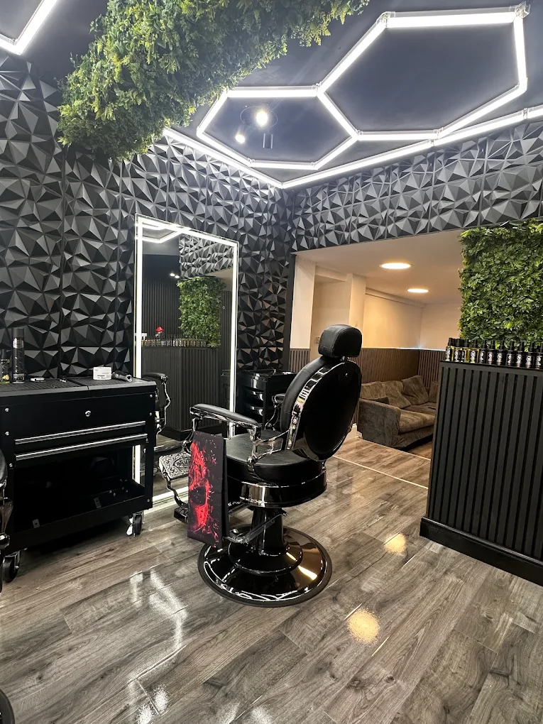 H Barbers shop interior
